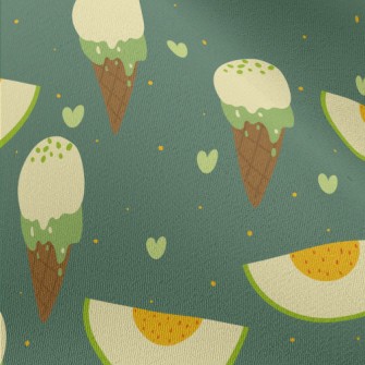 Melted Melon Ice Cream Chiffon