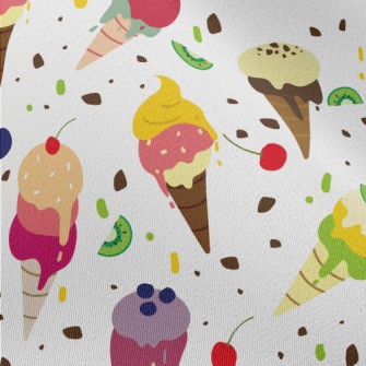 Colorful And Delicious Ice Cre Chiffon