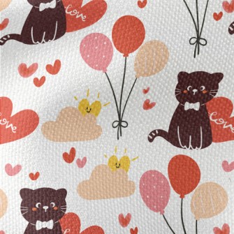Bow Cat Waterproof Canvas