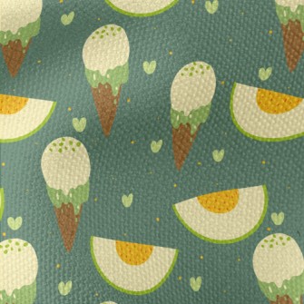 Melted Melon Ice Cream Waterproof Canvas