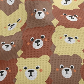 Bear's Partner Is Tight On Athletic Mesh Flat Back