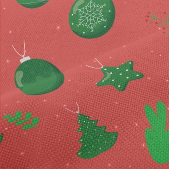 Christmas Tree Ball Ornament Performance Linen
