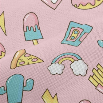 Pizza Donut Popsicles Performance Linen