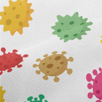 Colorful Viruses And Bacteria Performance Linen