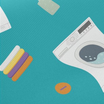 Colorful Clothes Washing Machi Twill