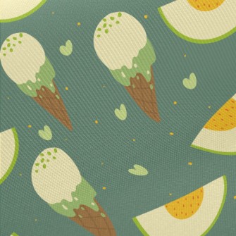 Melted Melon Ice Cream Twill