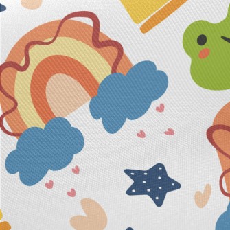 Rainbow Frog King Twill