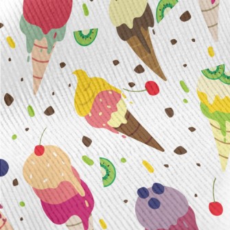 Colorful And Delicious Ice Cre Standard Corduroy