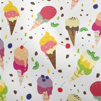 Colorful And Delicious Ice Cre Dobby