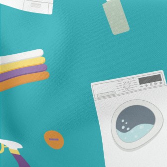 Colorful Clothes Washing Machi Stretch Ponte