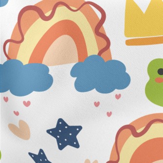 Rainbow Frog King Stretch Ponte