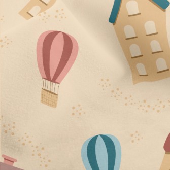 Cute Houses And Apartments Micro Fleece