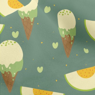 Melted Melon Ice Cream Micro Fleece