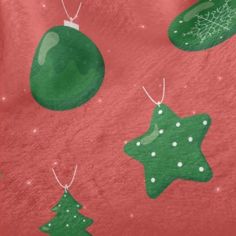 Christmas Tree Ball Ornament Minky