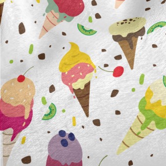 Colorful And Delicious Ice Cre Minky