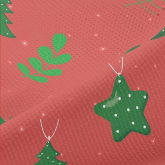 Christmas Tree Ball Ornament Piqué