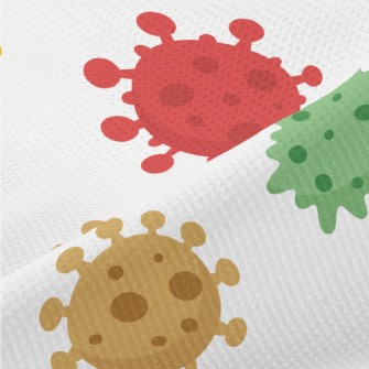 Colorful Viruses And Bacteria Piqué