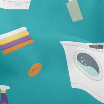 Colorful Clothes Washing Machi Lightweight Performance Linen