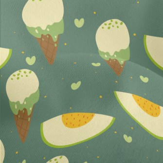 Melted Melon Ice Cream Lightweight Performance Linen