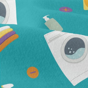 Colorful Clothes Washing Machi Modern Jersey