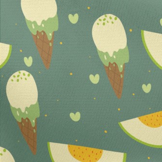 Melted Melon Ice Cream Pongee