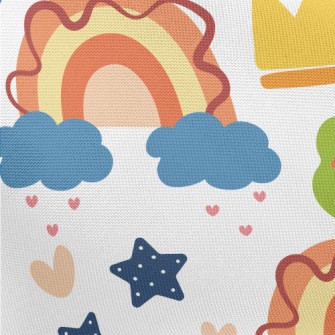 Rainbow Frog King Pongee