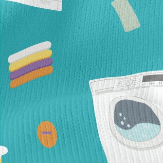 Colorful Clothes Washing Machi Stretch Jersey