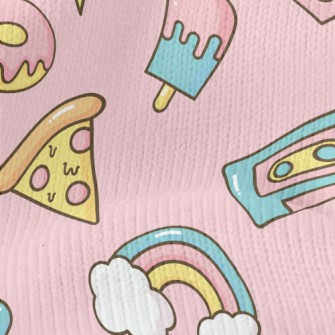 Pizza Donut Popsicles Stretch Jersey