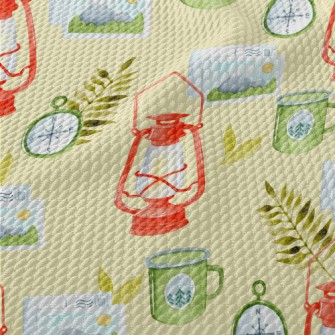 Camping Light Compass Birdseye Piqué