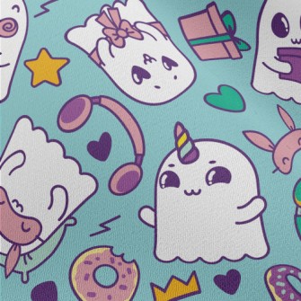 Cute Funny Ghost Chiffon