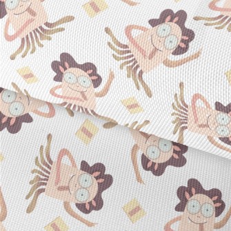 Tongue Sticking Out Big Eyes G Waterproof Oxford