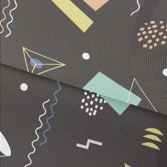 Triangle Block Geometry Waterproof Oxford