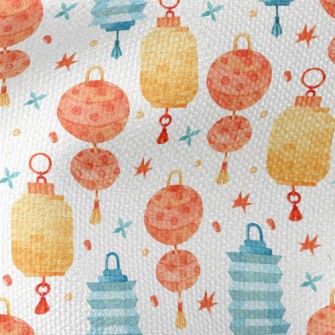 Watercolor Classic Lantern Waterproof Canvas