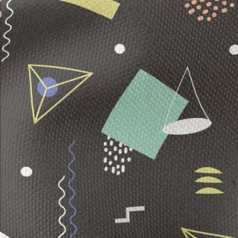 Triangle Block Geometry Waterproof Canvas