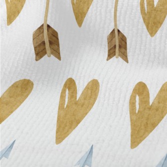 Gold Heart Arrow Terry