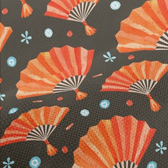 Watercolor Classical Fan Performance Linen