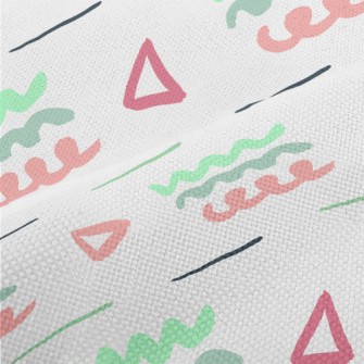 Curl Art Color Block Performance Linen
