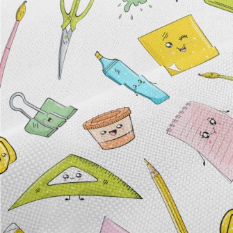 Scissors, Triangle Ruler, Stat Performance Linen