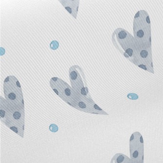 Decorative Love Hearts Twill