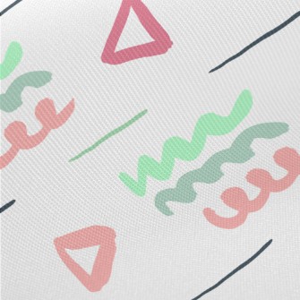 Curl Art Color Block Twill