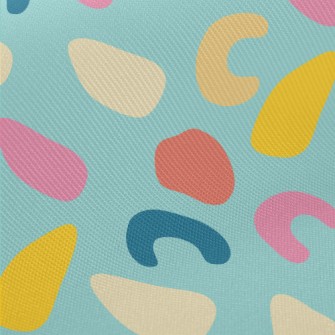 Odd-shaped Color Blocks Twill