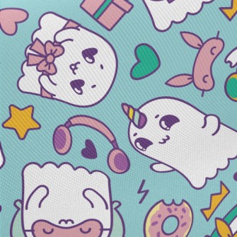 Cute Funny Ghost Twill