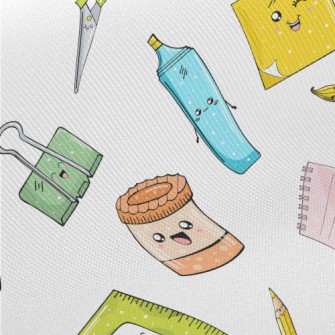 Scissors, Triangle Ruler, Stat Twill