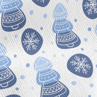 Line Snowflake Christmas Tree Standard Corduroy