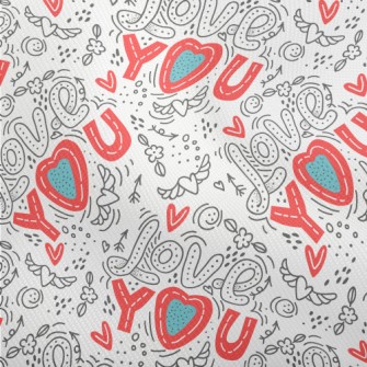 Cartoon Love You Text Dobby
