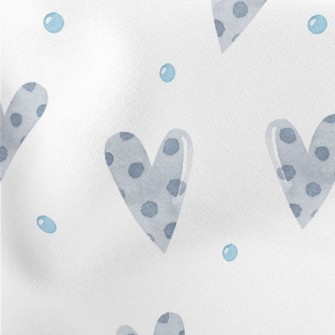 Decorative Love Hearts Stretch Ponte