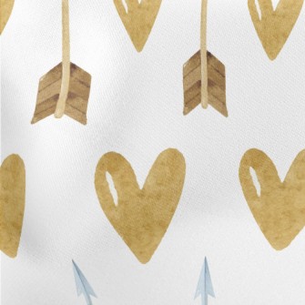 Gold Heart Arrow Stretch Ponte