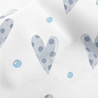 Decorative Love Hearts Micro Fleece