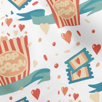 Lover Movie Popcorn Micro Fleece