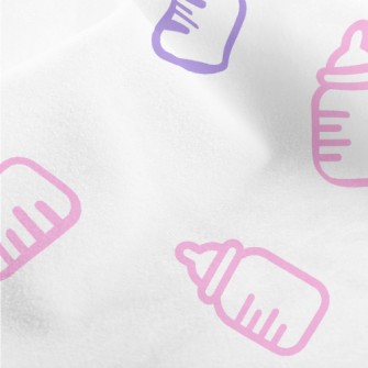 Two-color Baby Bottle Micro Fleece